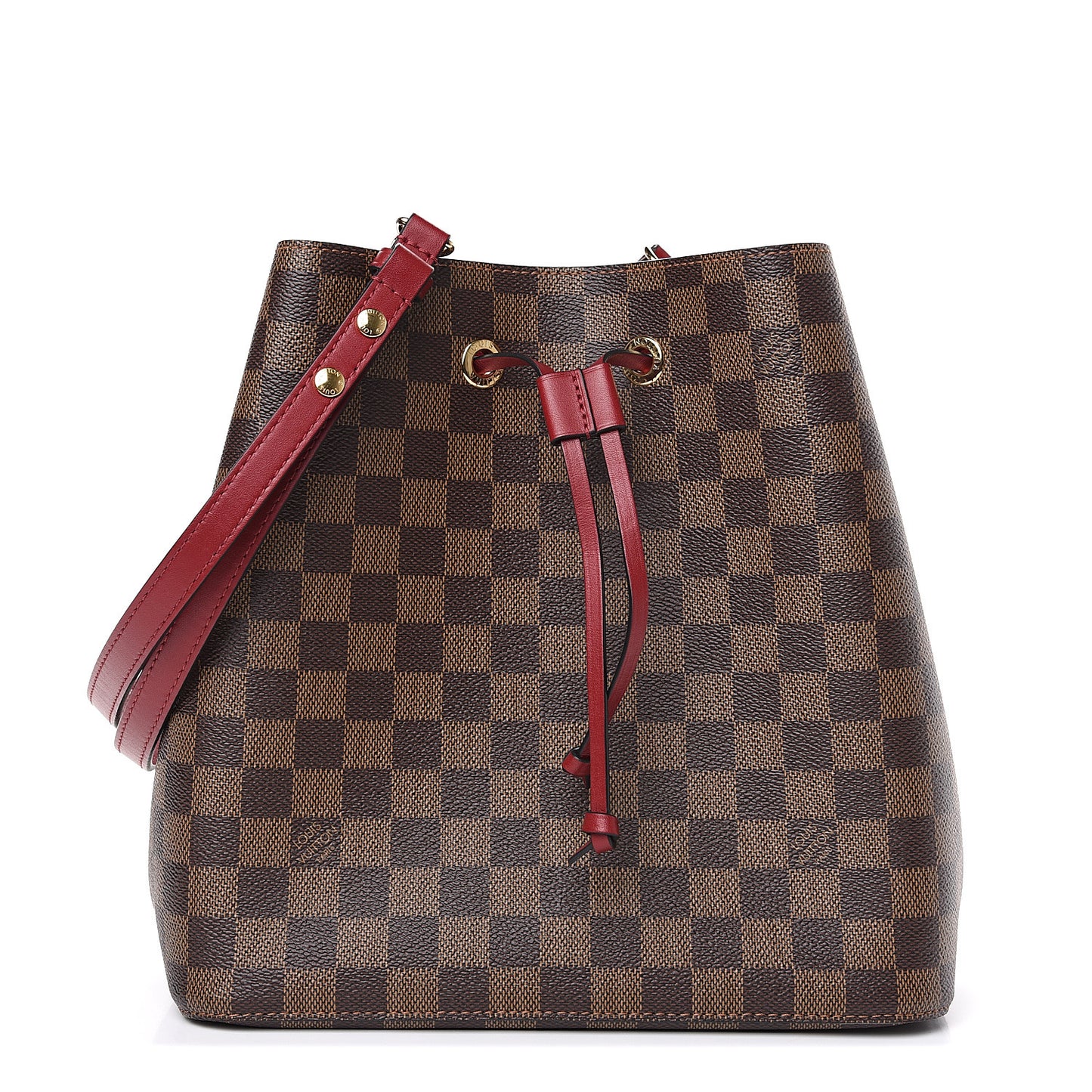 Damier Ebene Neonoe MM Cherry Berry