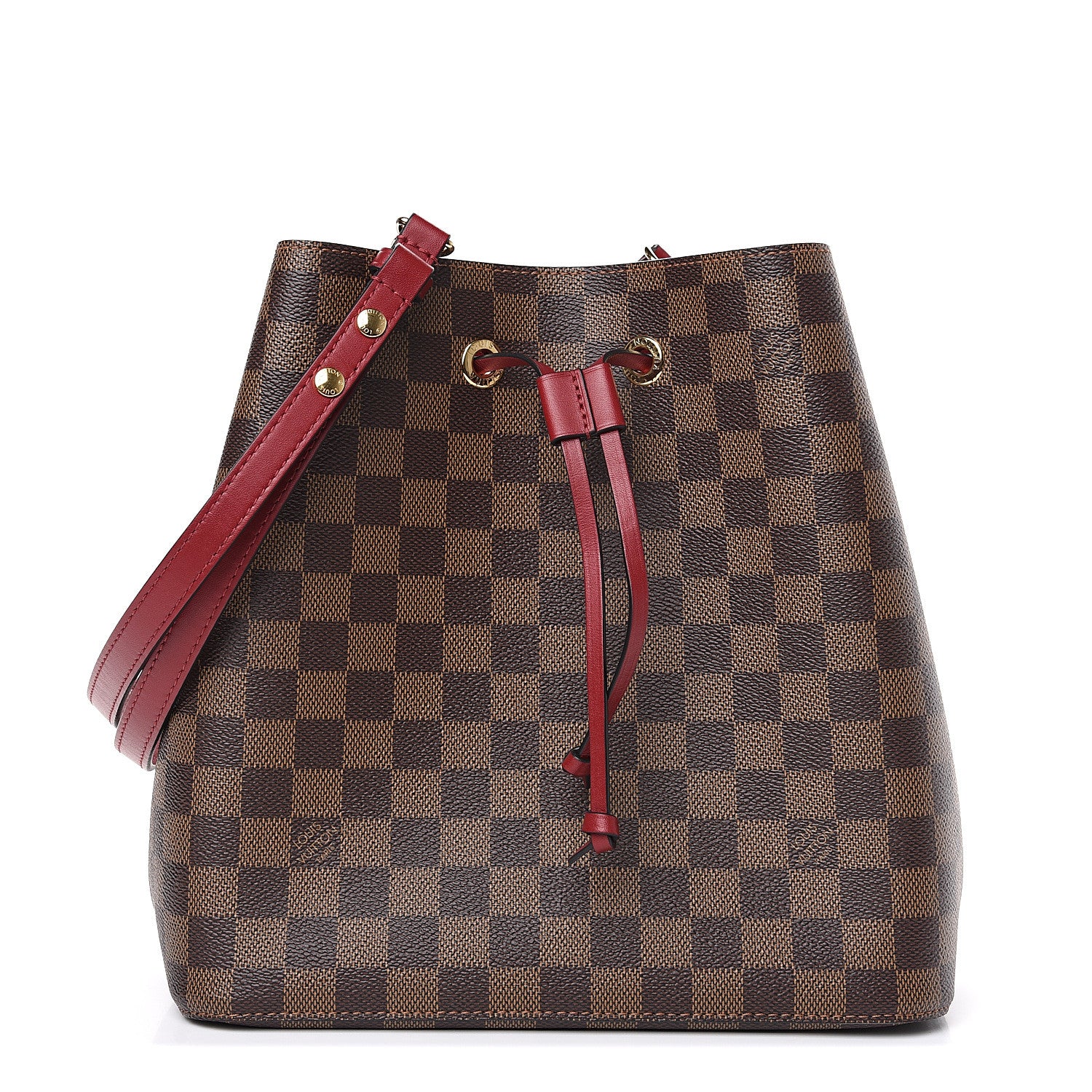 Louis Vuitton Damier Ebene Neonoe MM Cherry Berry 1 of 7
