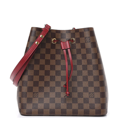 Louis Vuitton Damier Ebene Neonoe MM Cherry Berry 1 of 7