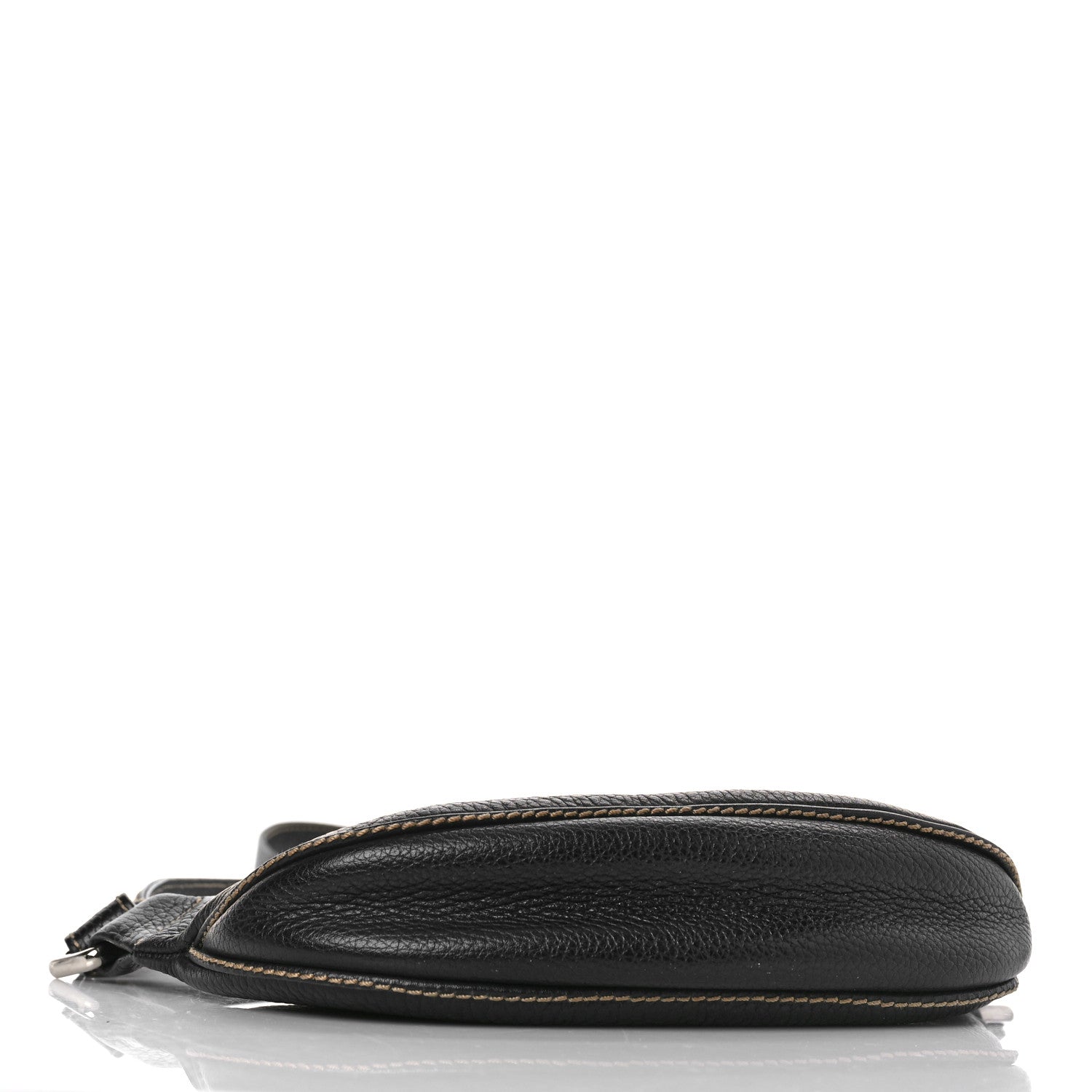 Chanel Grained Calfskin Lax Crossbody Bag Black 3 of 11