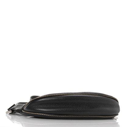 Chanel Grained Calfskin Lax Crossbody Bag Black 3 of 11