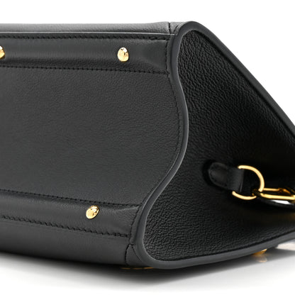Louis Vuitton Calfskin Steamer PM Black 9 of 10