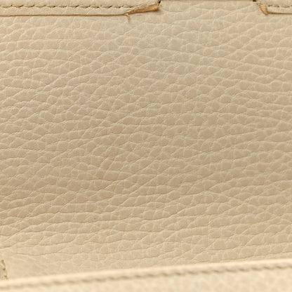 Gucci Dollar Calfskin Interlocking G Chain Wallet Ivoire 11 of 14