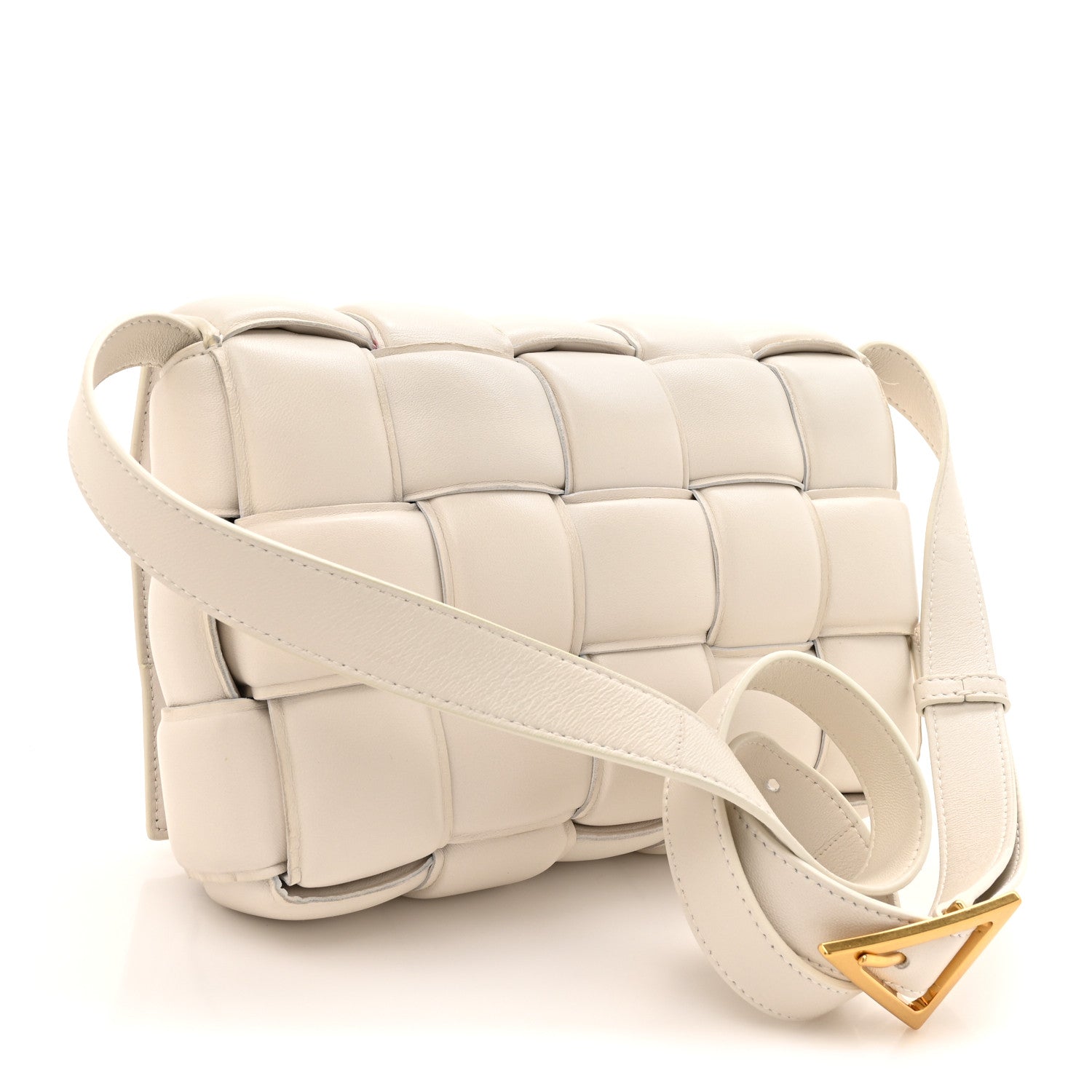 Bottega Veneta Nappa Maxi Intreccio Padded Cassette Crossbody Bag Chalk Chalk 3 of 11