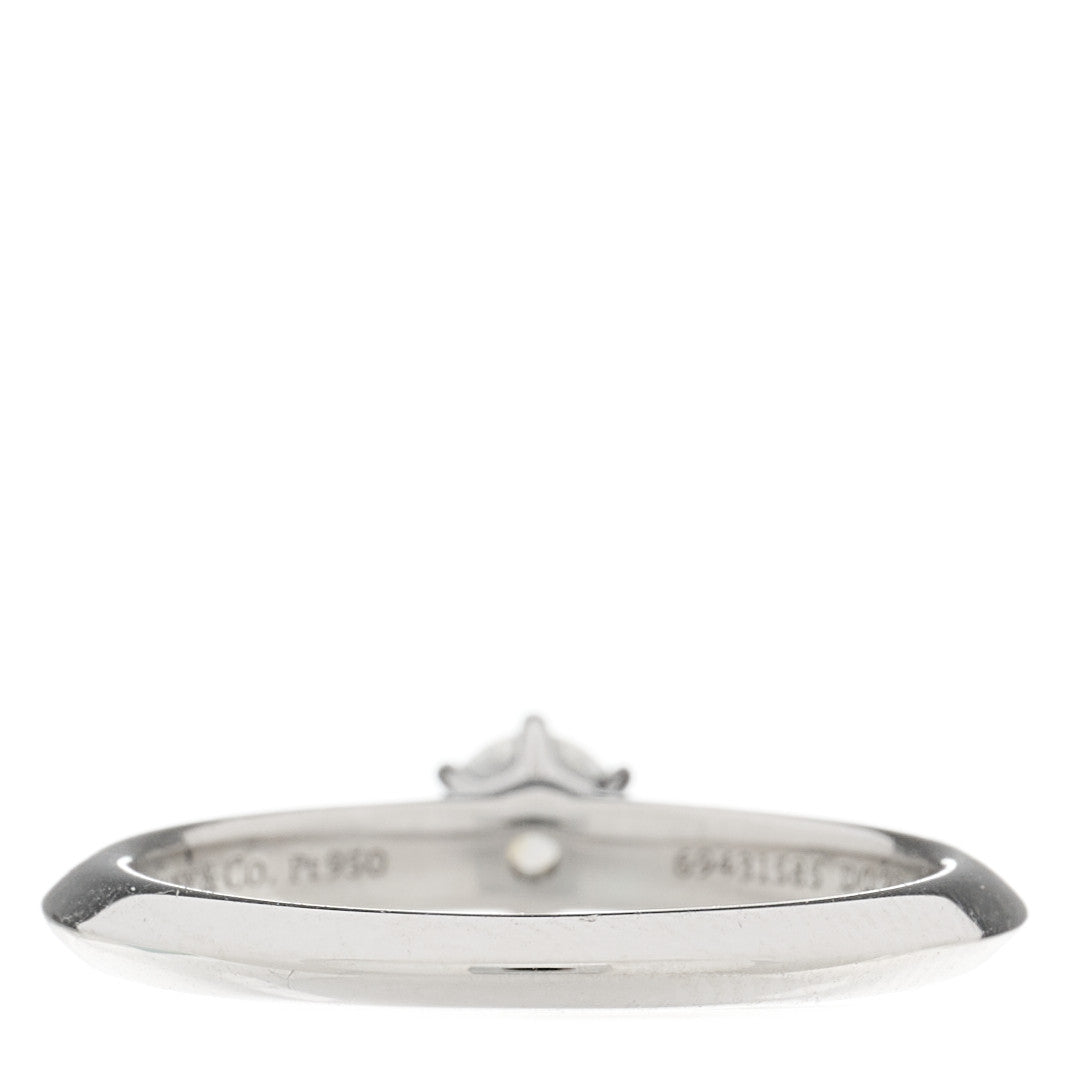 Platinum Diamond .22ct Solitaire Engagement Ring 49 4.75