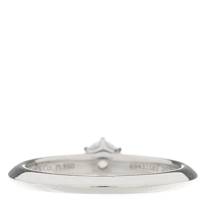 Tiffany Platinum Diamond .22ct Solitaire Engagement Ring 49 4.75 6 of 7