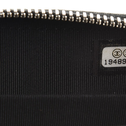 Chanel Patent Calfskin Quilted Zip Coin Purse Black 7 of 8