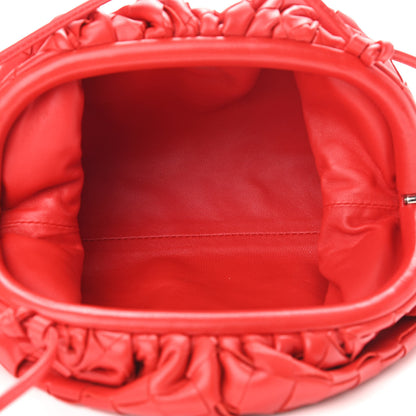 Bottega Veneta Nappa Intrecciato The Mini Pouch Bright Red 5 of 10