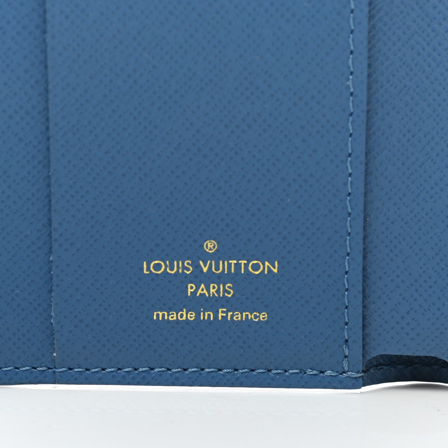 Monogram Zoe Wallet Blue Jean