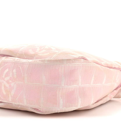 Chanel Nylon Travel Ligne Hobo Pink 10 of 14