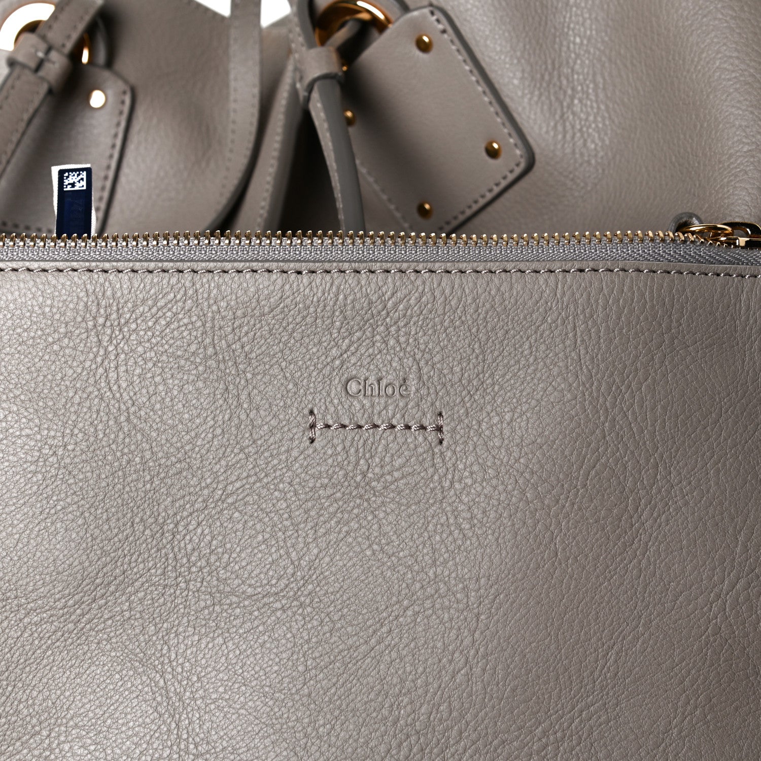 Chloe Smooth Calfskin Medium Vick Tote Motty Grey 13 of 18