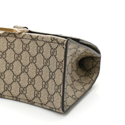 Balenciaga X GUCCI GG Supreme Monogram Small Hourglass Top Handle Bag Beige Ebony 9 of 9
