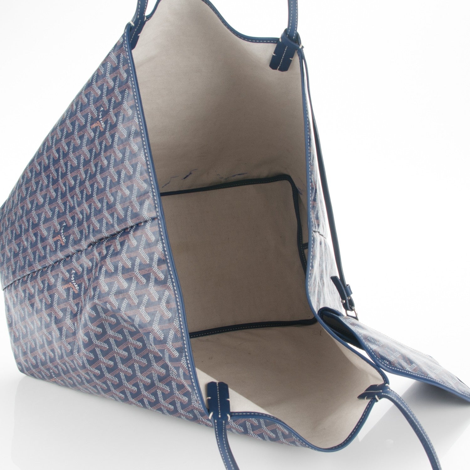Goyard Goyardine Saint Louis GM Navy 5 of 9