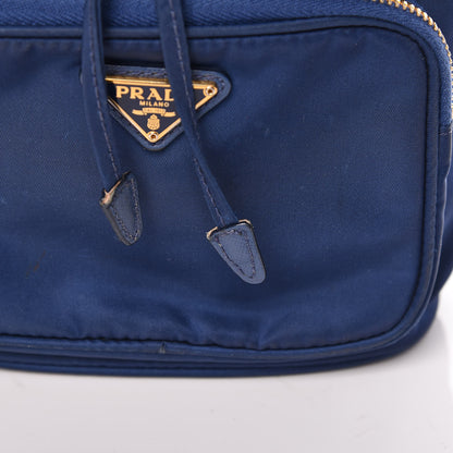 Prada Saffiano Tessuto Nylon Mini Bucket Crossbody Bag Royal 12 of 12