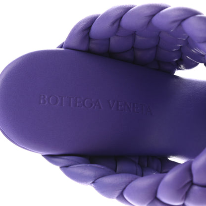 Bottega Veneta Nappa Twisted Padded Intrecciato Curve Slide Sandals 36 Purple 7 of 7