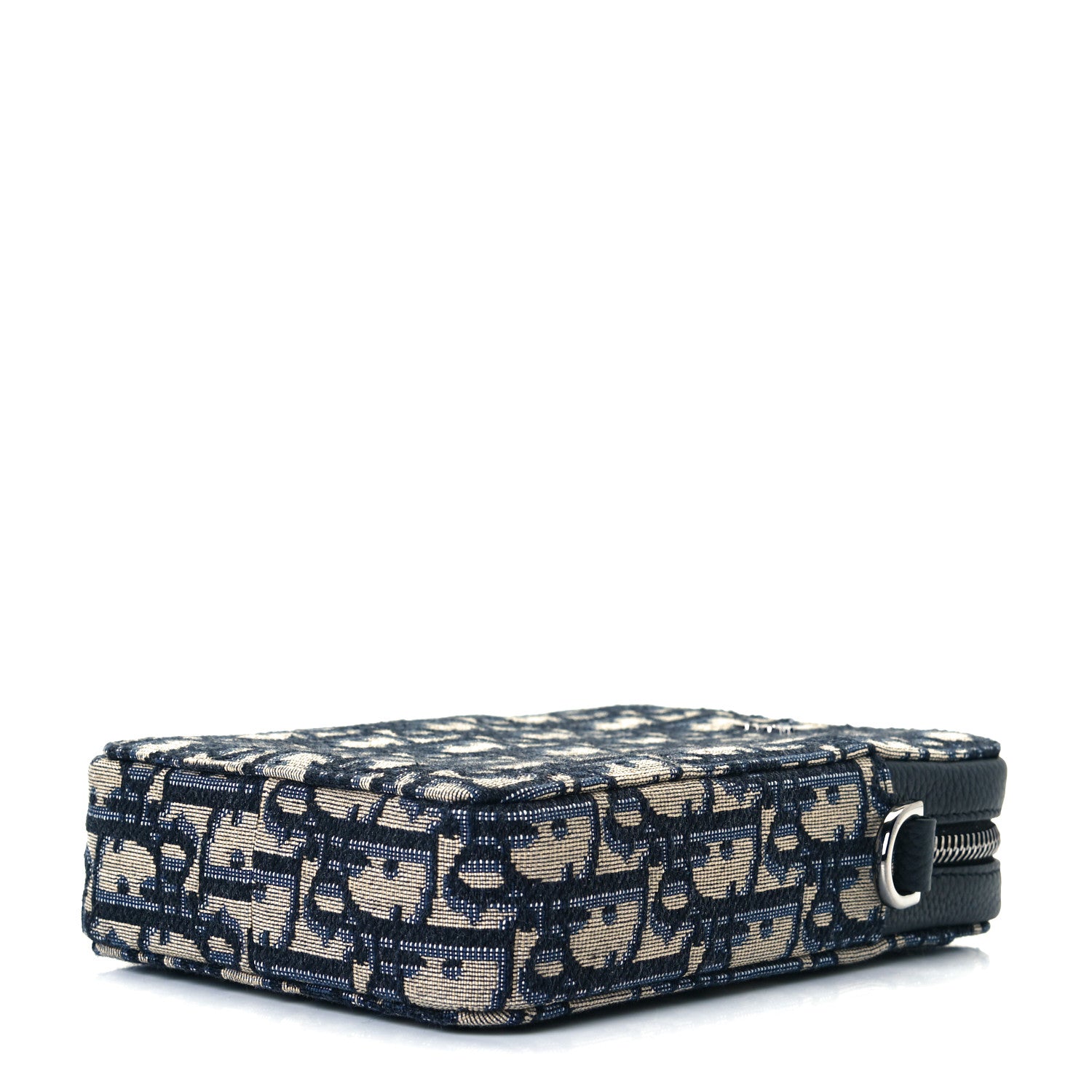 Christian Dior Oblique Vertical Messenger Pouch Blue 8 of 8