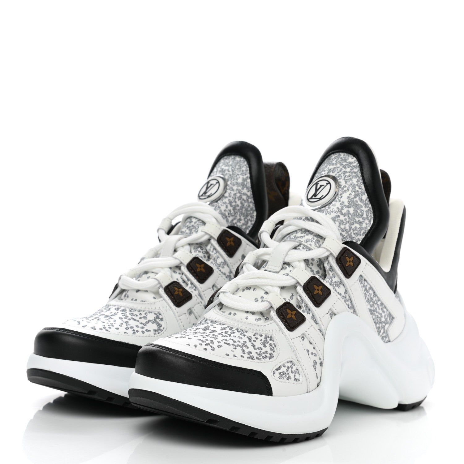 Louis Vuitton Monogram Calfskin LV Archlight Sneakers 36 White 3 of 8