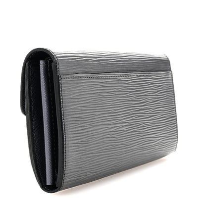 Louis Vuitton Epi Sarah Wallet NM Anthracite Nacre 3 of 6