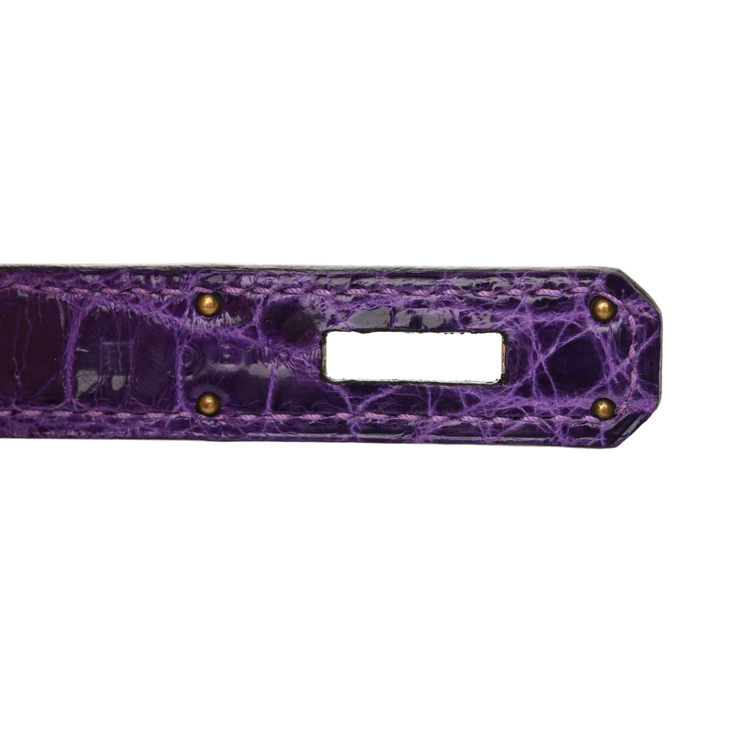 Shiny Niloticus Crocodile Birkin 30 Ultraviolet