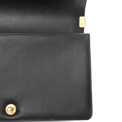 Chanel Calfskin Quilted New Medium Boy Flap Black 16 of 20