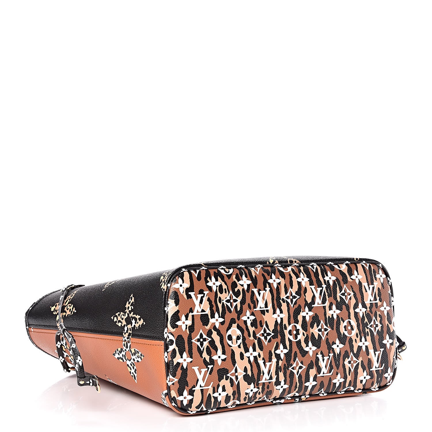 Louis Vuitton Monogram Giant Jungle Neverfull MM Black 5 of 12