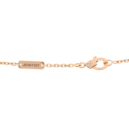 Van Cleef & Arpels 18K Rose Gold Diamond Mother of Pearl Two Butterfly Pendant Necklace 4 of 6