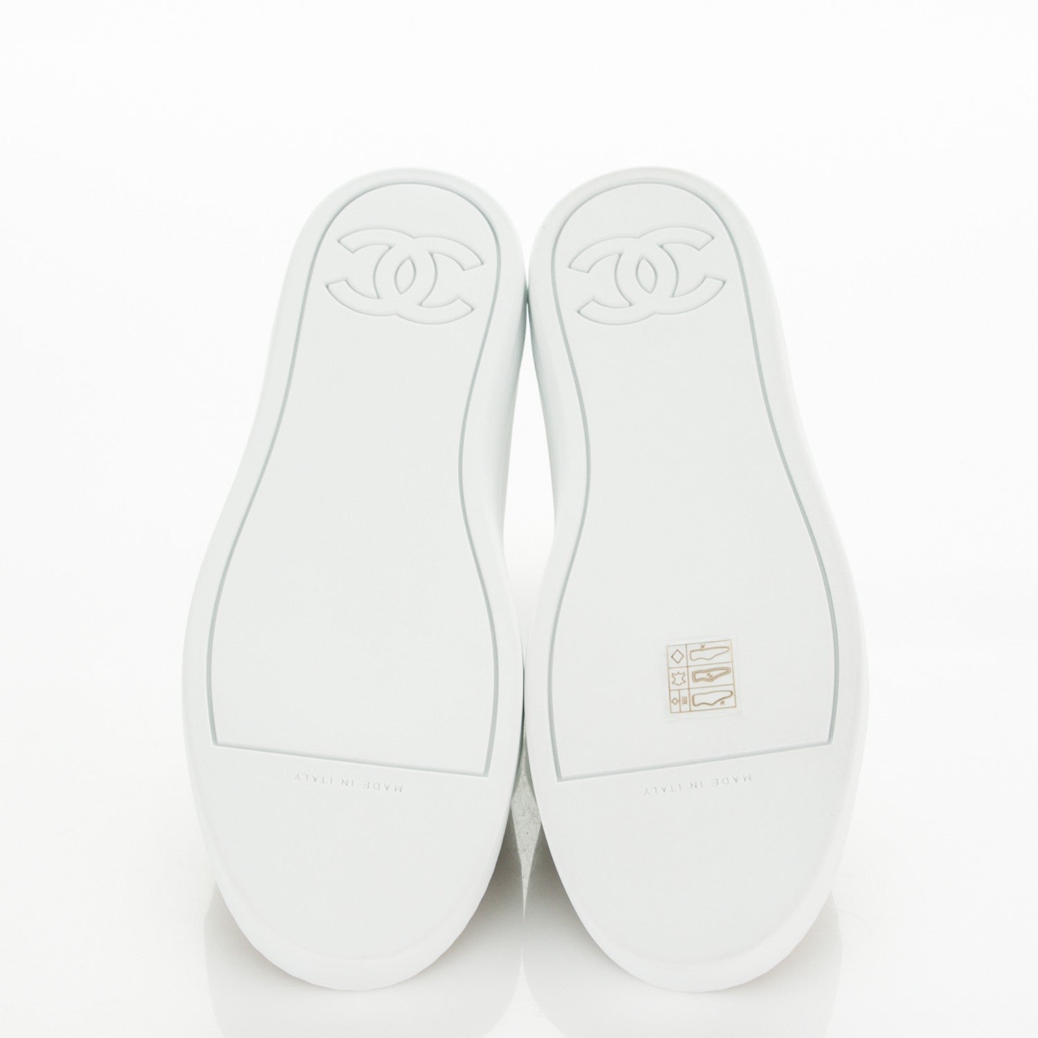 Chanel Fantasy Tweed Sneakers 39 Beige Gold 5 of 8
