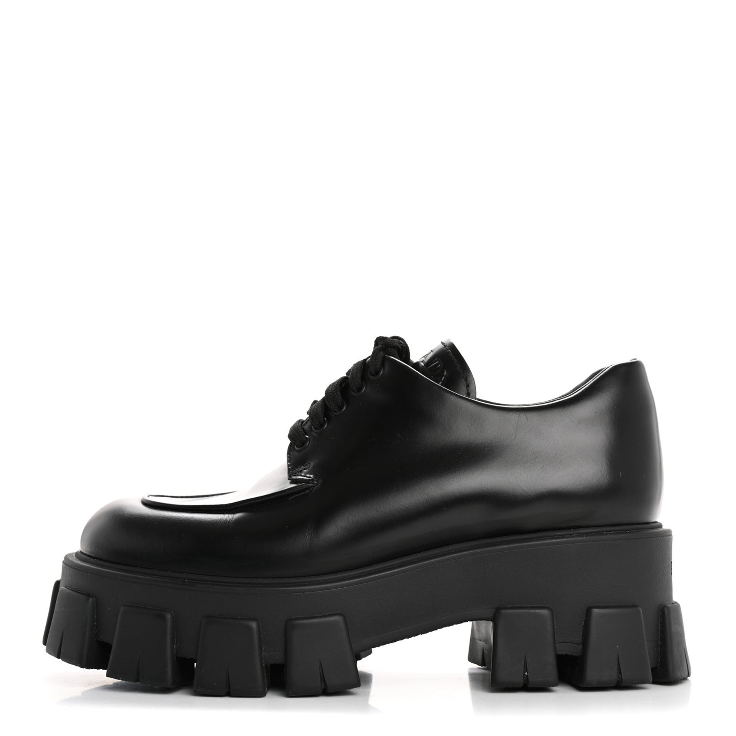 Spazzolato Rois Monolith 55mm Derby Loafers 37 Black