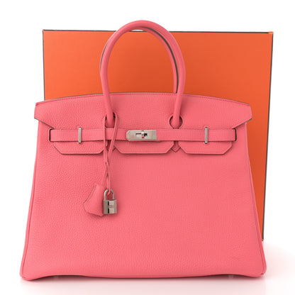 Hermes Togo BIRKIN 35 Rose Lipstick 15 of 15