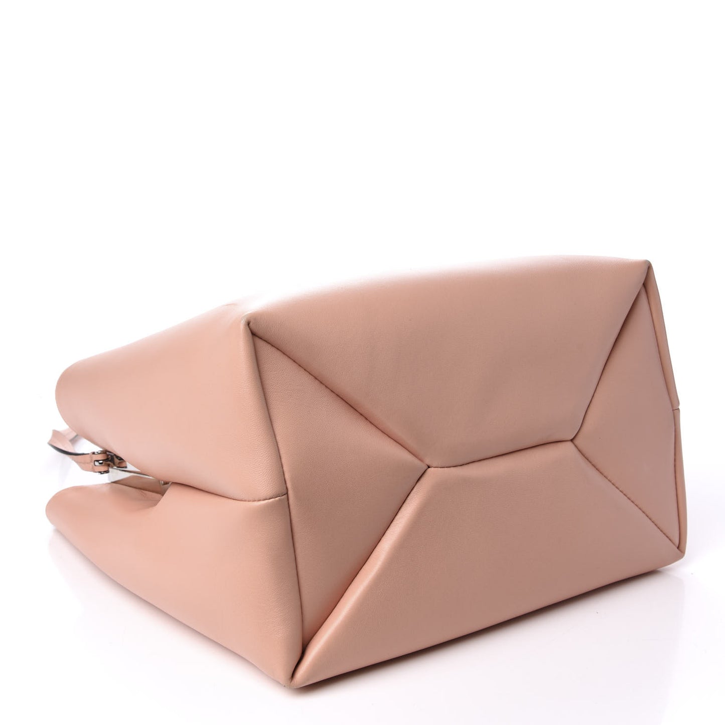 Smooth Calfskin Frame Shoulder Bag Deep Blush