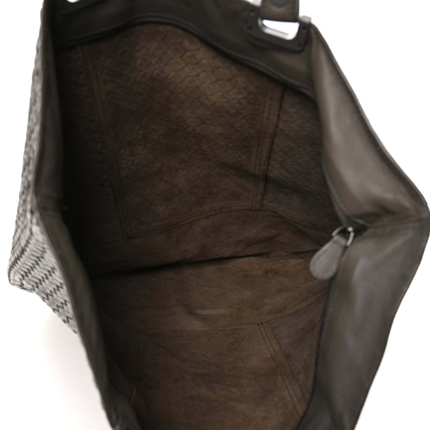 Nappa Intrecciato Tote Grey