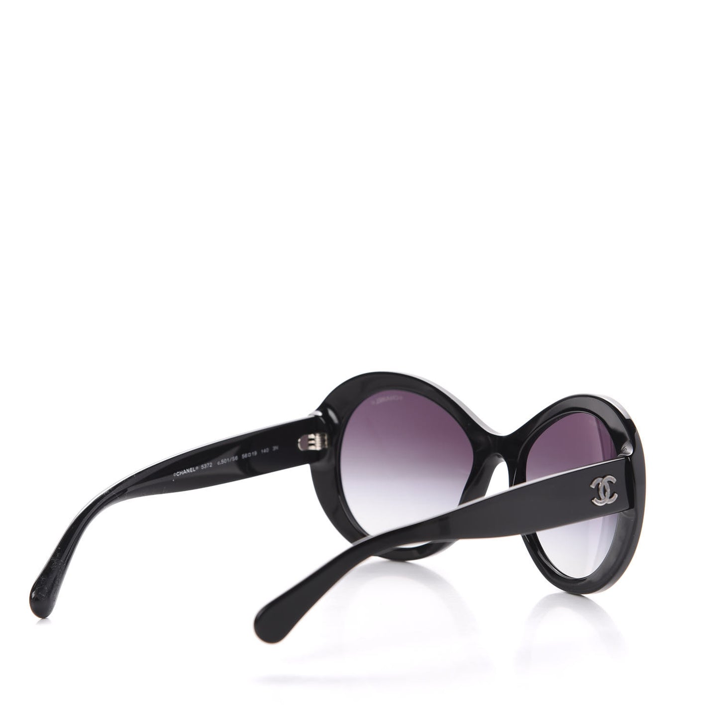 Oval CC Sunglasses 5372 Black