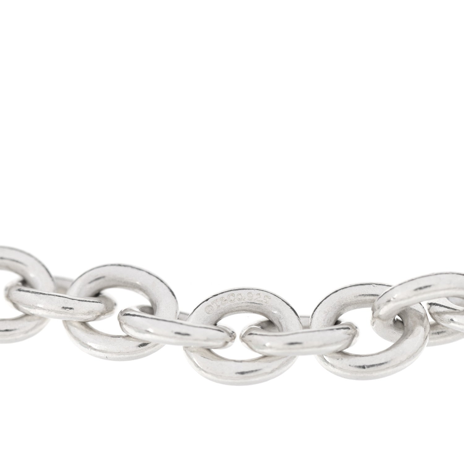 Tiffany Sterling Silver Oval Link Bracelet 3 of 4