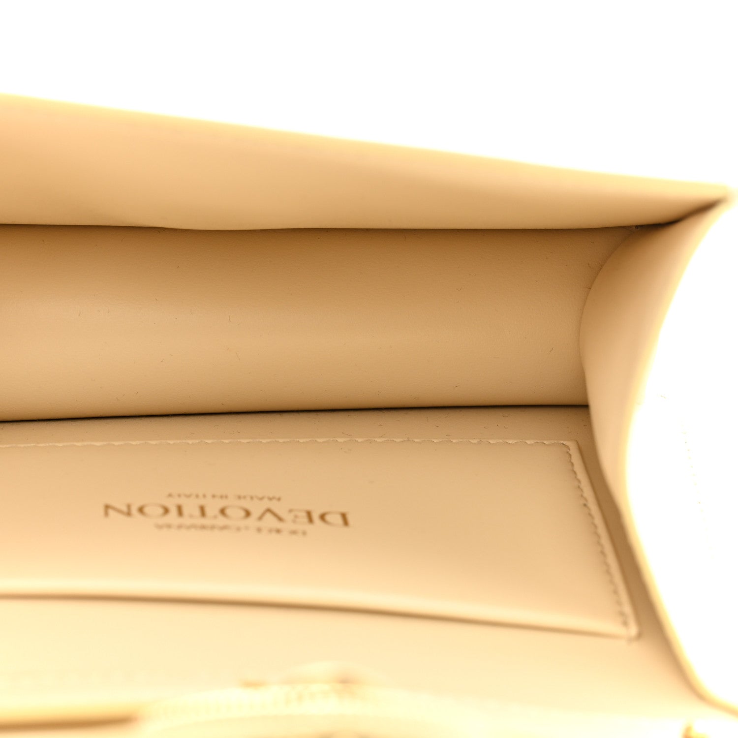 Dolce & Gabbana Smooth Calfskin Small Devotion Envelope Top Handle Bag Light Beige 5 of 11