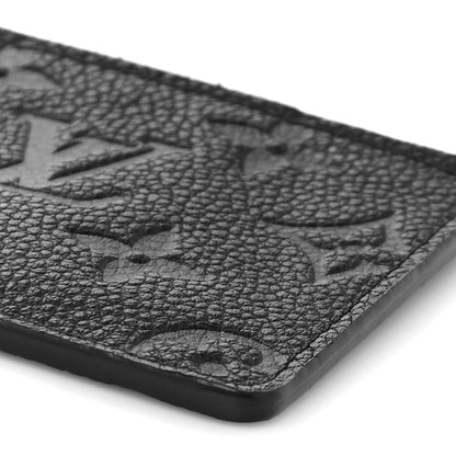Louis Vuitton Empreinte Felicie Chain Wallet Zippered Insert Black 9 of 11