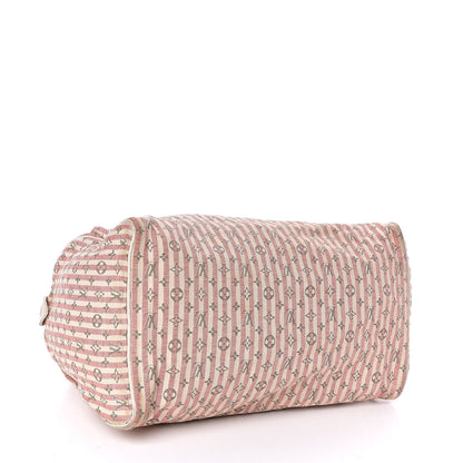 Louis Vuitton Mini Lin Croisette Speedy 30 Rouge 4 of 19