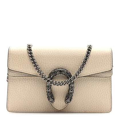 Gucci Dollar Calfskin Crystal Super Mini Dionysus Shoulder Bag Mystic White Black Diamond 1 of 9