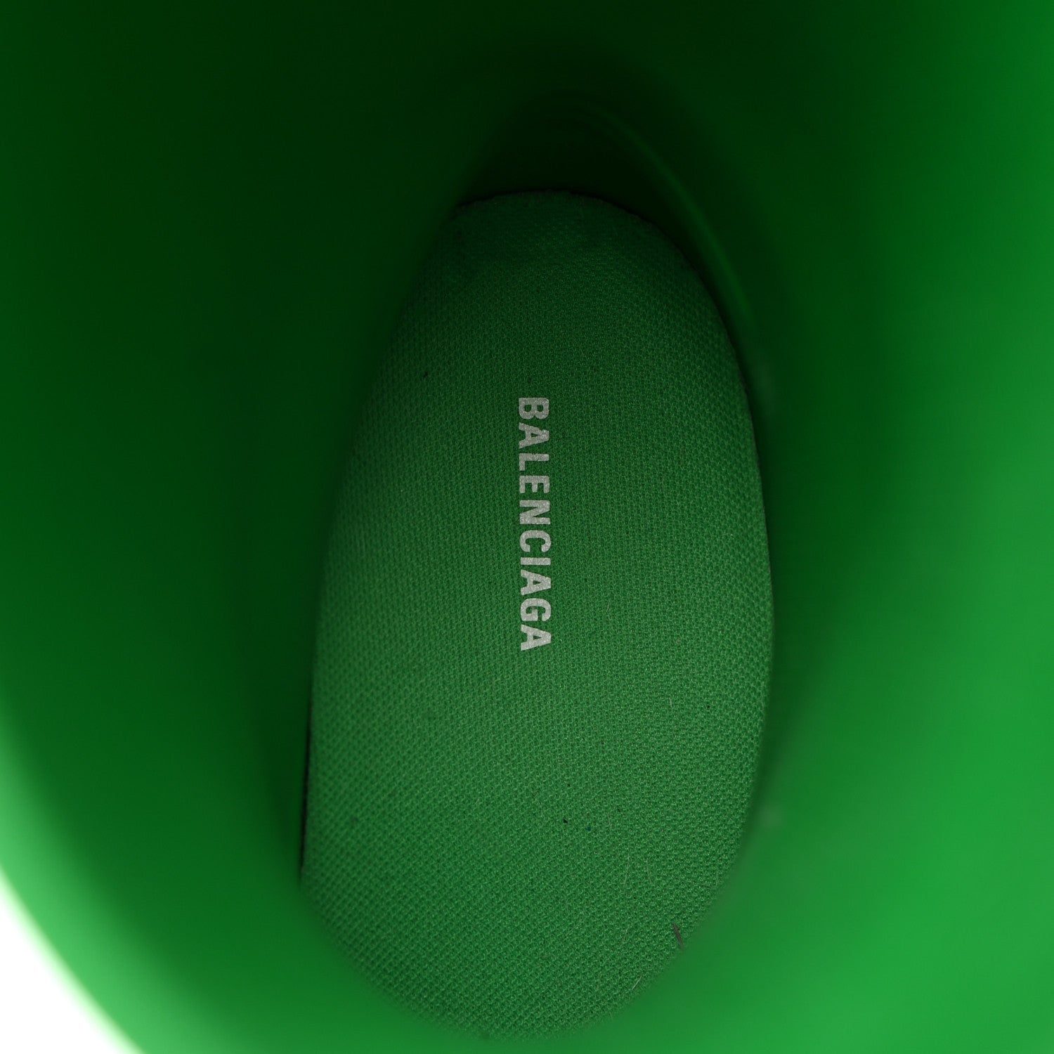 Balenciaga X CROCS Rubber Womens Rain Boots 39 Grass Green 7 of 10