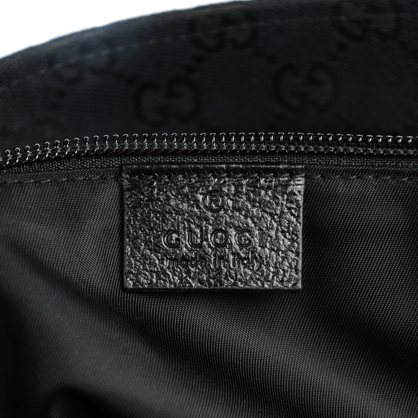 Monogram Web Large Diaper Tote Black