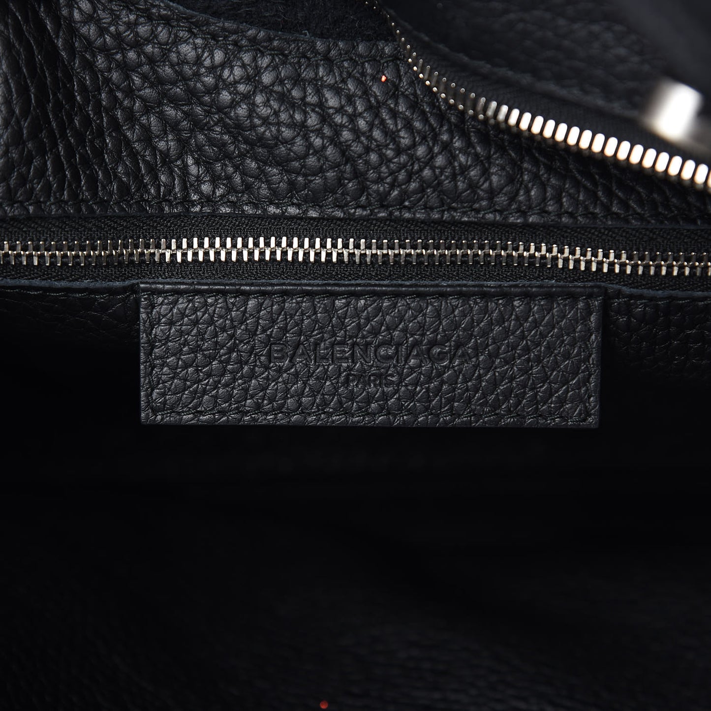 Veau Grana Perforated Blackout Hardware City Black