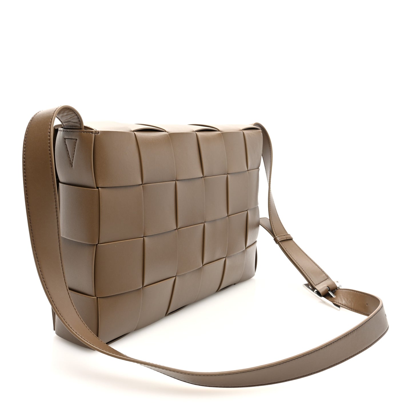 Calfskin Maxi Intreccio Cassette Bag Argil