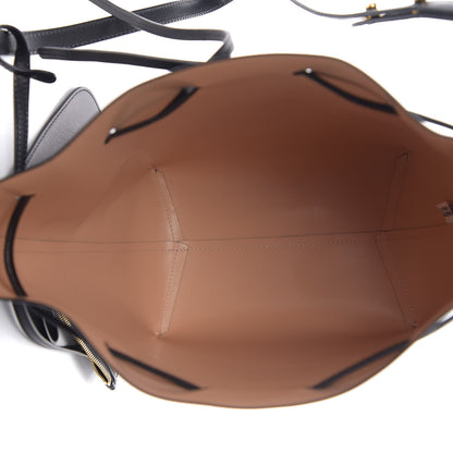 Mansur Gavriel Vegetable Tanned Calfskin Bucket Bag Black Ballerina 4 of 8