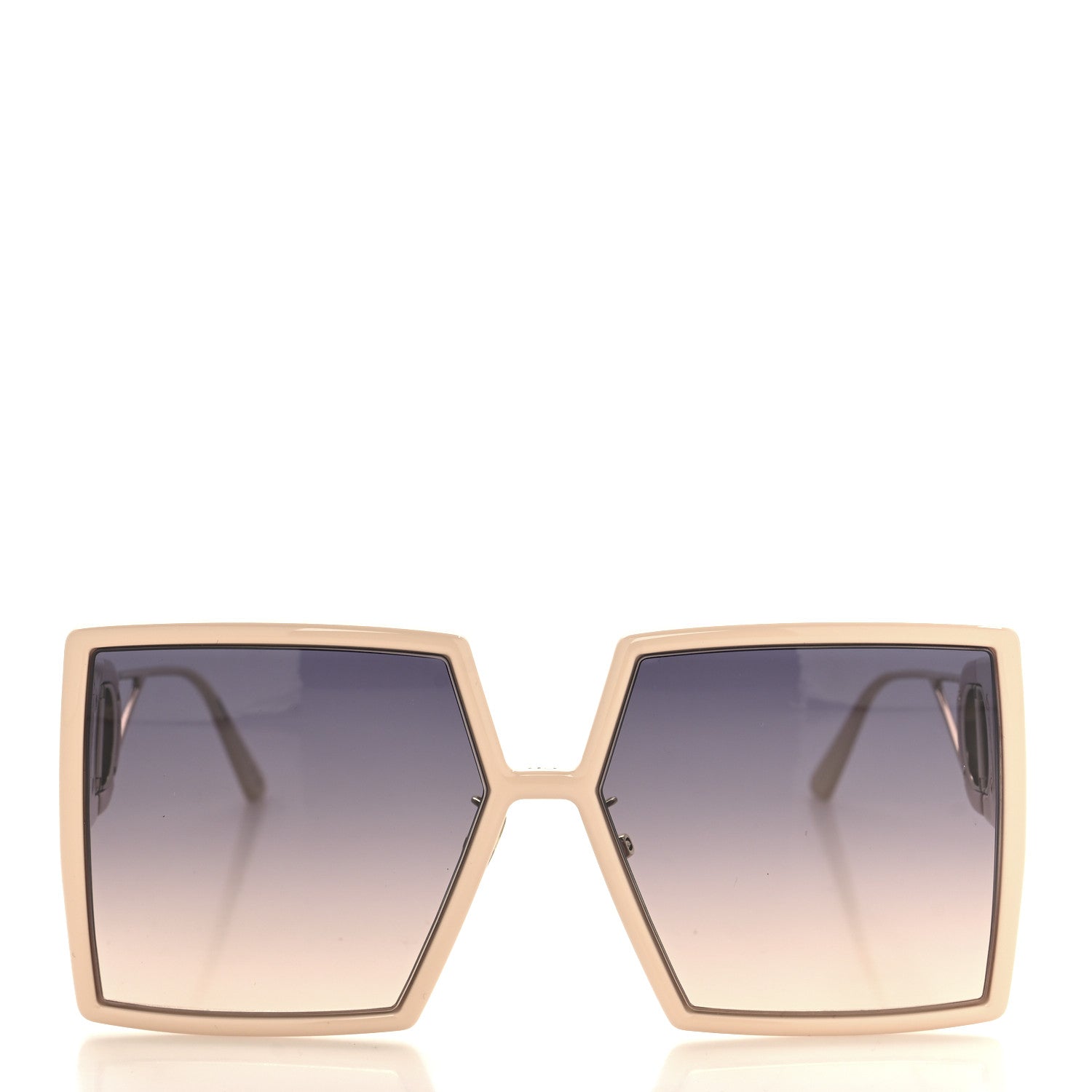Christian Dior Square 30 Montaigne Sunglasses Beige 2 of 8