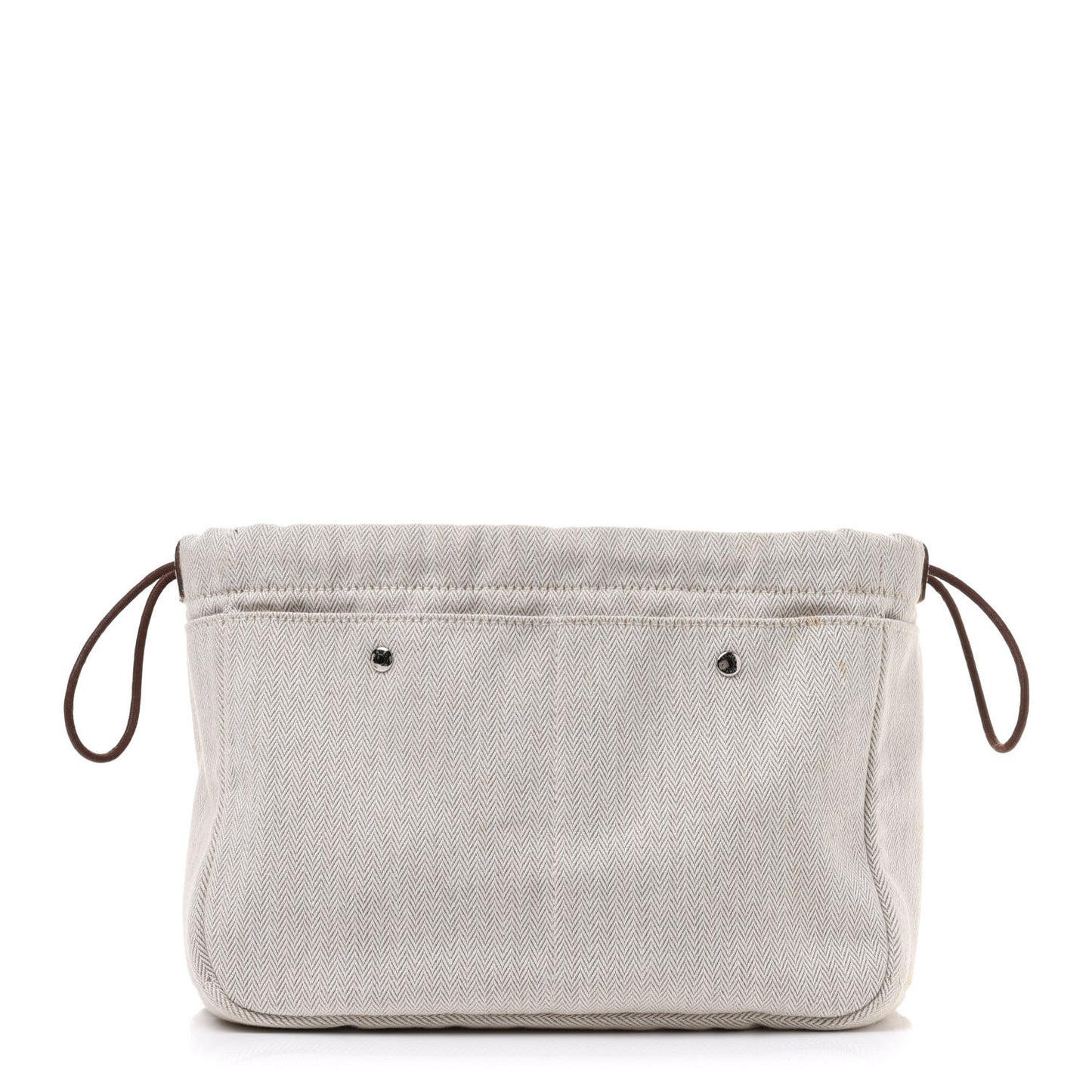 Canvas Barenia Fourbi 25 MM Pouch Naturel Fauve