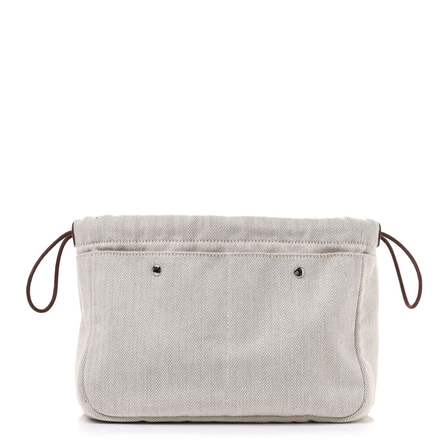 Hermes Canvas Barenia Fourbi 25 MM Pouch Naturel Fauve 1 of 13