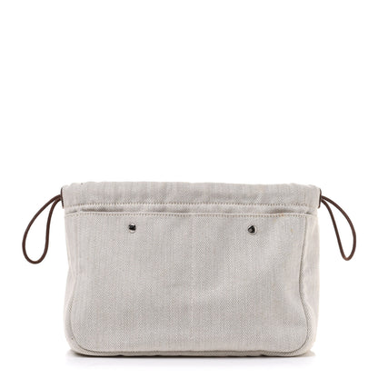 Hermes Canvas Barenia Fourbi 25 MM Pouch Naturel Fauve 1 of 13