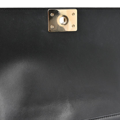 Chanel Lambskin Quilted Medium Boy Flap Black 11 of 15