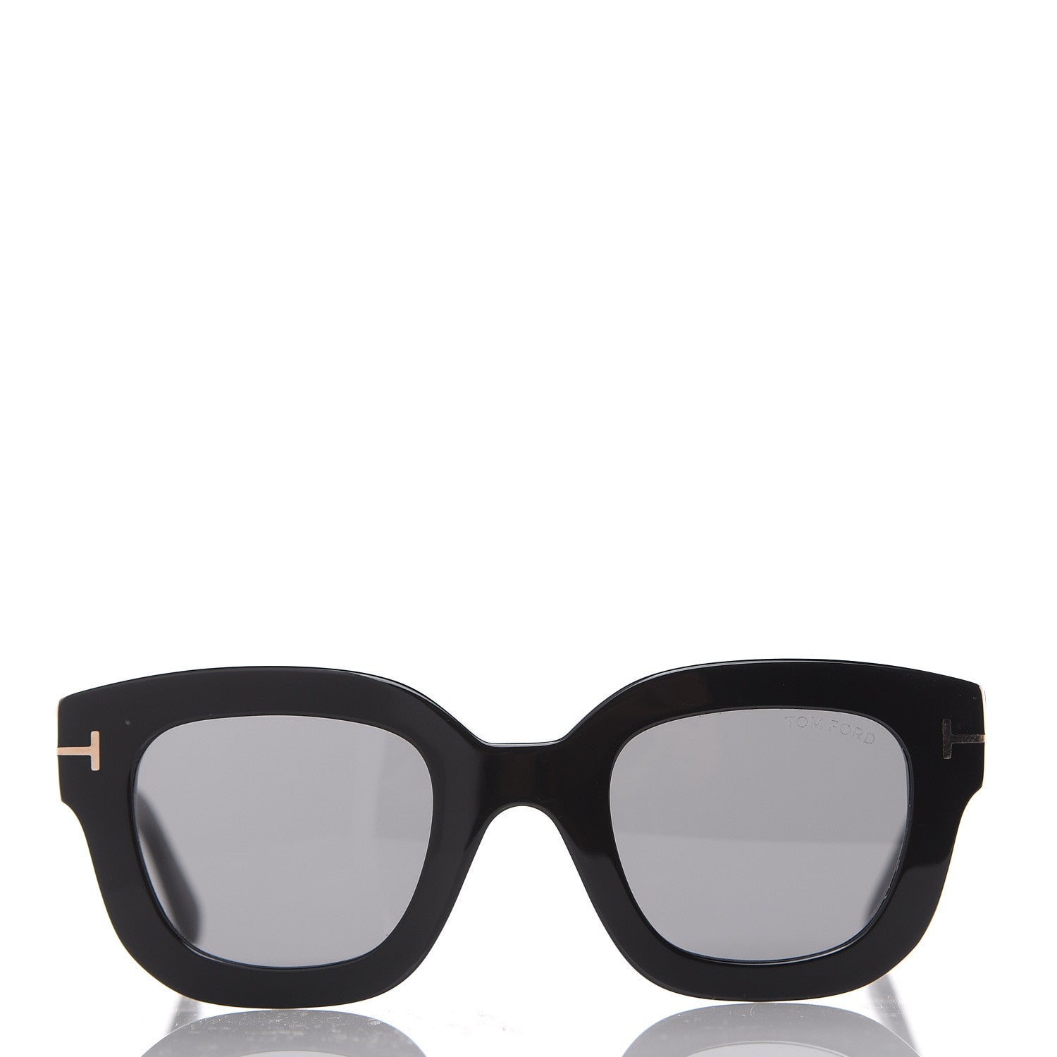 Tom Ford Square Acetate Pia Sunglasses TF659 Black 3 of 7