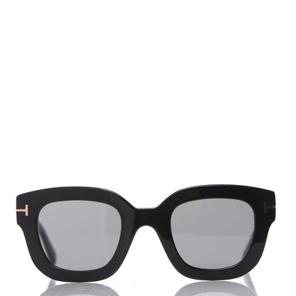 Tom Ford Square Acetate Pia Sunglasses TF659 Black 3 of 7