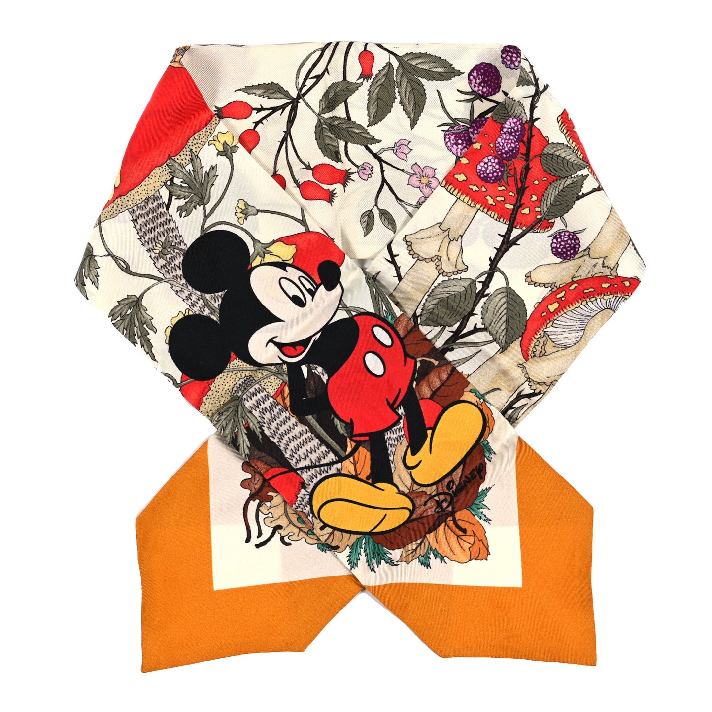 X Disney Silk Neck Bow Multicolor